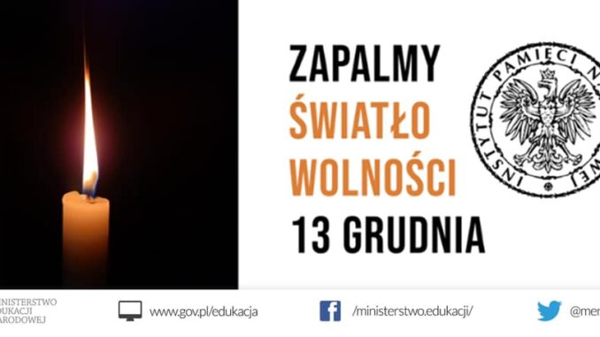 Plakat z akcji Świało wolności