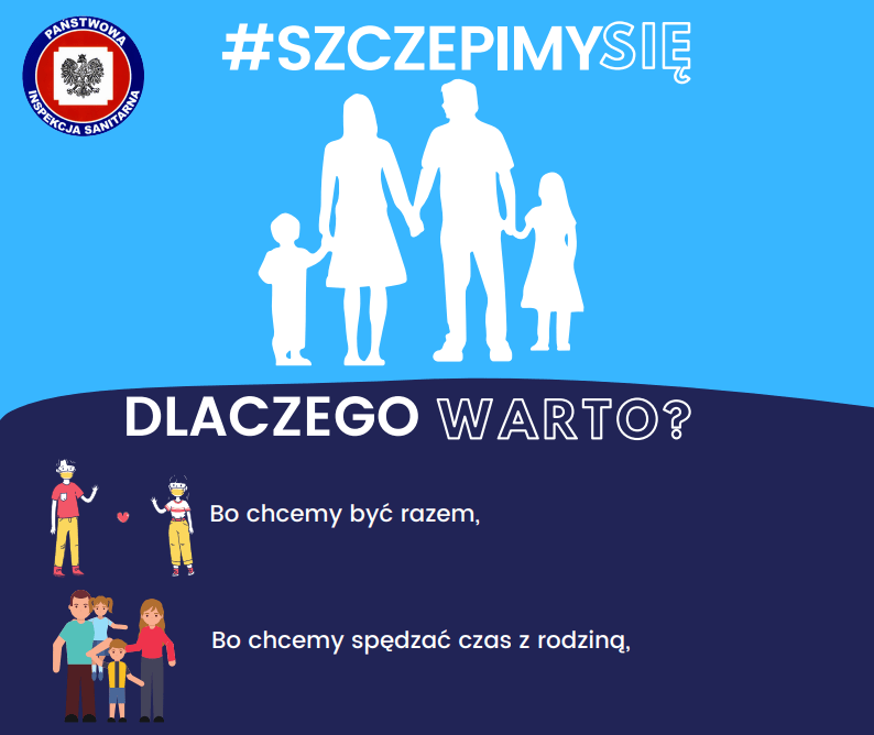 Plakat zachęcający do szczepień