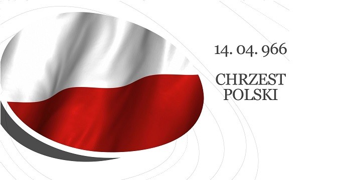 Slajd dotyczący Rocznicy Chrztu Polski