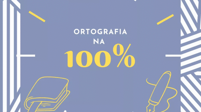 baner konkursu Ortografia na 100%