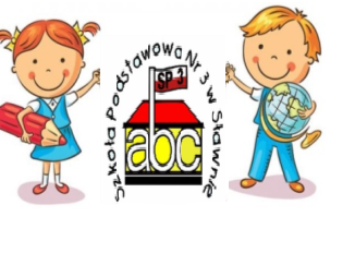 Obrazek dzieci z logo szkoły