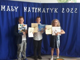 Uczniowie nagrodzeni w konkursie Mały Matematyk