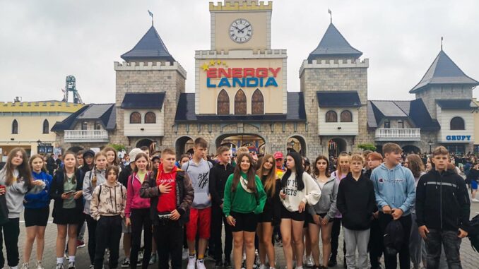 Uczniowie podczas wycieczki do Krakowa